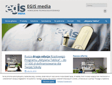 Tablet Screenshot of egismedia.pl